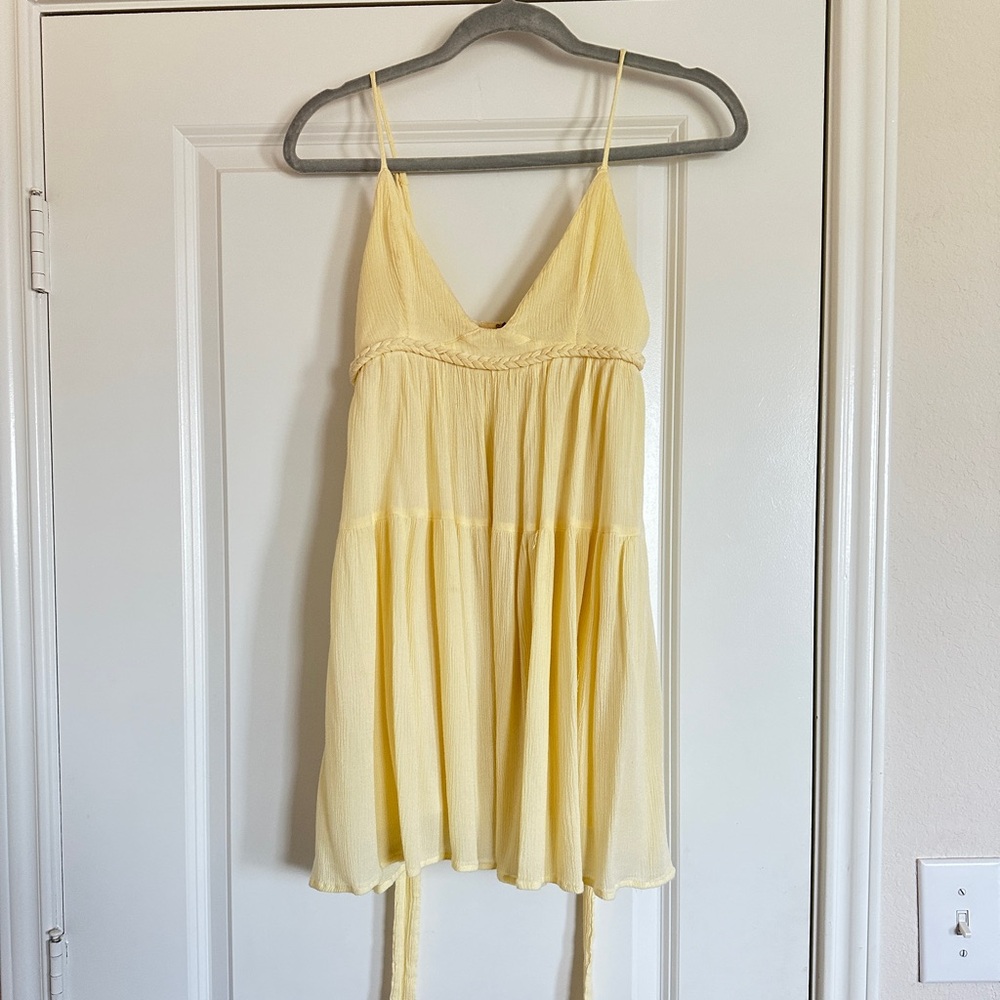 Butter Yellow Babydoll Sundress - American Threads